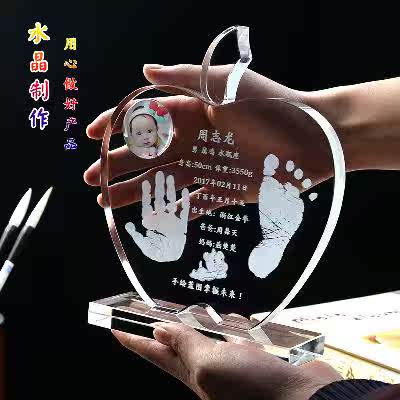 新生宝宝手脚印纪宝宝满月手天生百脚礼足印泥水念手晶宝宝日礼物|ruв категории игрушка/коляска/головоломка/блоки/модель, Ребенок сувениры/характер продукта, руки следы - от Buy2taobao.com для оказания профессиональной услуги покупки агента Taobao