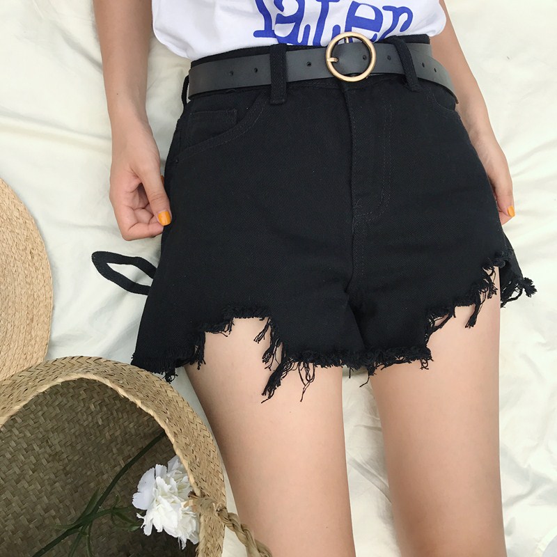 夏季女装韩版高腰阔腿裤宽松显瘦百搭白色牛仔裤超短裤学生热裤女在类目 女装/女士精品, 牛仔裤中 - 来自Buy2taobao.com提供专业的淘宝代购服务