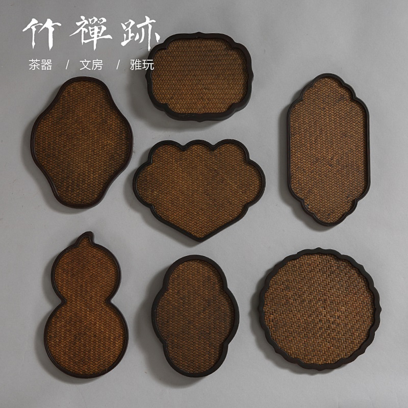 竹禅迹茶具茶盘干泡台 茶道茶席家用壶承壶垫 茶具配件小茶台托盘|ruв категории посуда, чайный сервиз, чайный поднос - от Buy2taobao.com для оказания профессиональной услуги покупки агента Taobao
