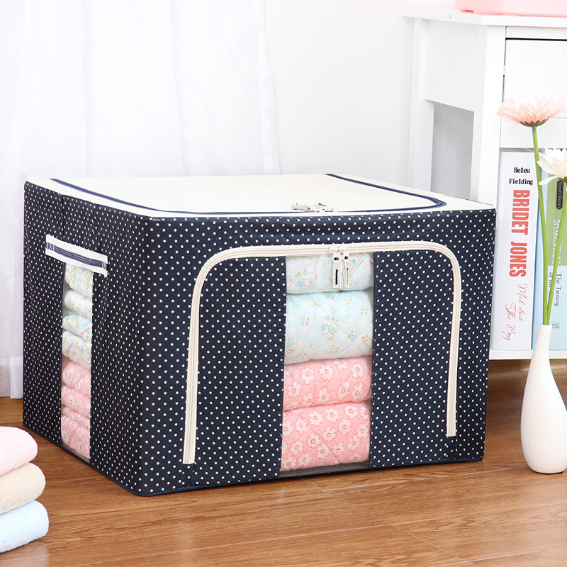 Large oxford Steel frame Storage box fold Clothing quilt with cotton wadding Finishing Box Washable gift Storagein the Storage consolidation , Home Storage appliances , Storage box , Storage box category - from Buy2taobao.com to provide professional Taobao agent buy service