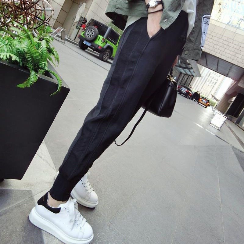 2019新款春大码女装显瘦休闲裤公主胖妹妹mm高腰萝卜小脚哈伦裤|ruв категории Женская одежда, женской одежды - от Buy2taobao.com для оказания профессиональной услуги покупки агента Taobao