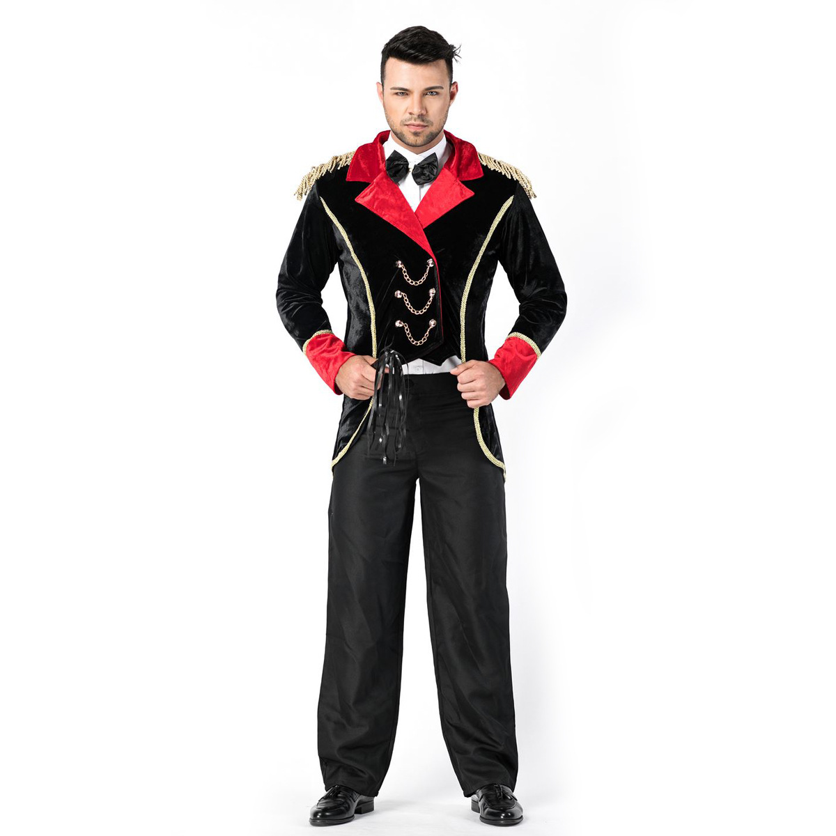 万圣节男士魔术师表演服 马戏团驯兽师装扮服装 套装含帽子现货在类目 女装/女士精品, 唐装/民族服装/舞台服装, 民族服装/舞台装中 - 来自Buy2taobao.com提供专业的淘宝代购服务