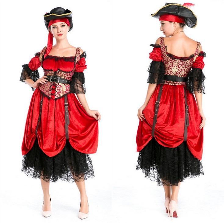 奢华女海盗装 女骑士装女王服 实拍万圣节舞台服 Pirate Costumes在类目 女装/女士精品, 唐装/民族服装/舞台服装, 民族服装/舞台装中 - 来自Buy2taobao.com提供专业的淘宝代购服务