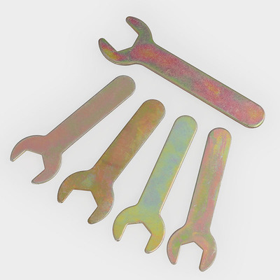 简易小扳手 家具家用开口扳手 单头扳手 呆头扳手 超薄外六角扳手