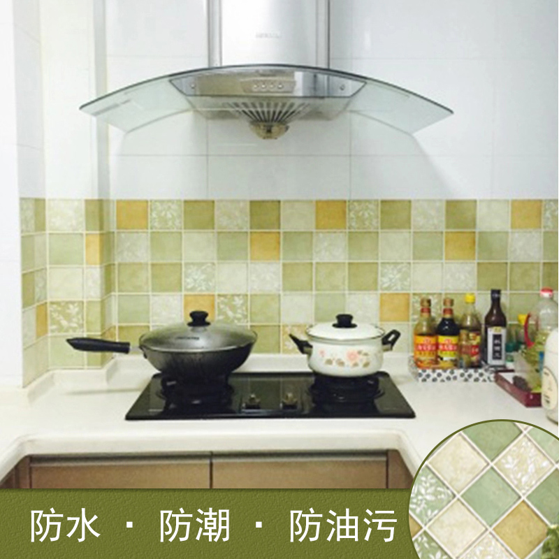 橱柜抽油烟机厨房防油贴纸防水柜灶台用自粘格子墙体瓷砖贴耐高温在类目 家居饰品, 贴饰, 瓷砖/玻璃贴中 - 来自Buy2taobao.com提供专业的淘宝代购服务