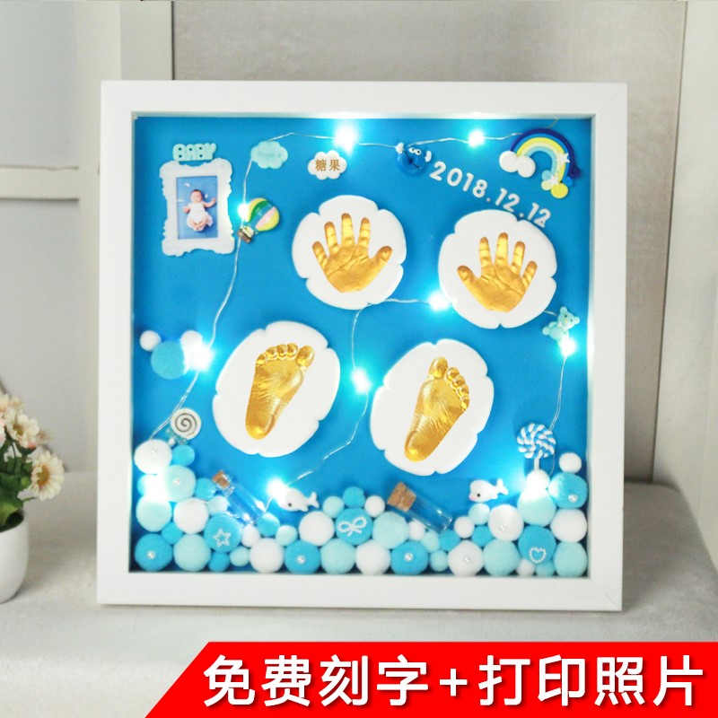 婴儿手足印泥宝宝手脚印儿童满月周岁生日礼新生儿百天纪念品|msdalam kategori Toy/bayi/teka-teki/blok bangunan/model, Baby Ji Nianpin/Produk peribadi, tapak kaki tangan - dari Buy2taobao.com untuk memberikan perkhidmatan ejen Taobao profesional membeli