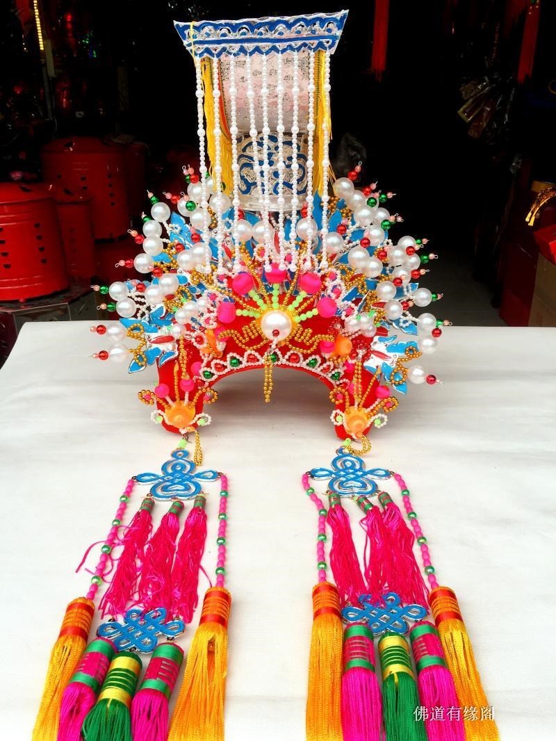 Opera Peking Opera Matsu Bodhisattva phoenix coronet a queen Hat Coronet Xiapei Buddha statue The statuein the Women's clothing/Boutique , Costume/National costume/Stage costumes , National costume/Costumes category - from Buy2taobao.com to provide professional Taobao agent buy service