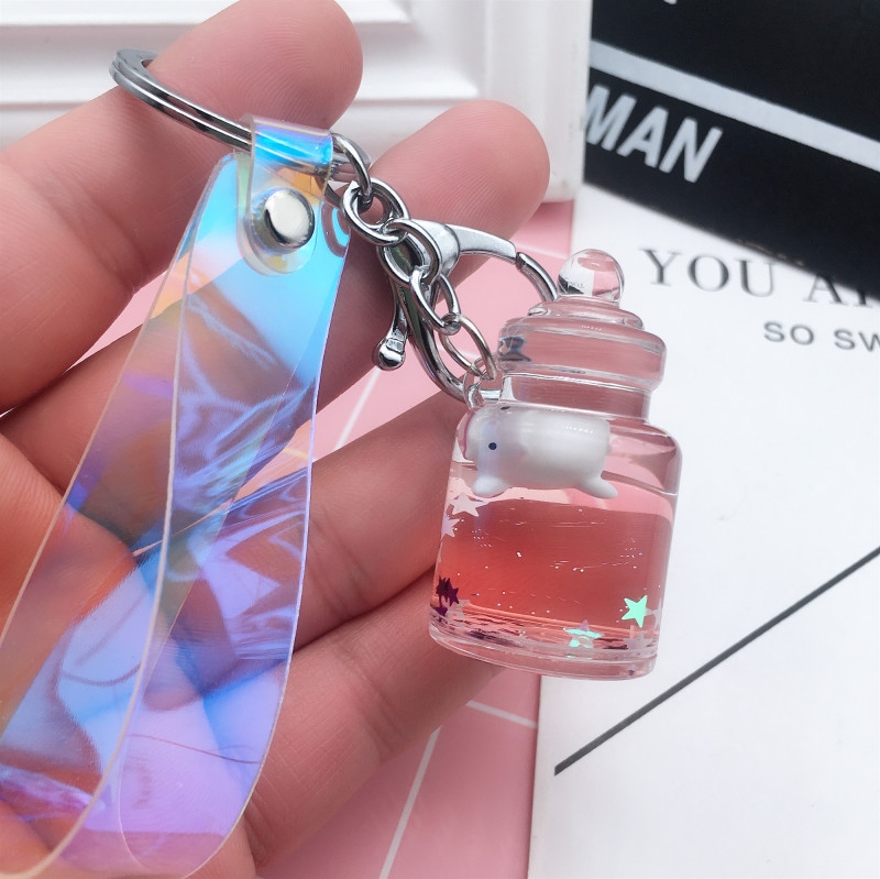 liquid Vial children Quicksand Wishing bottle Pendant Key buckle children schoolbag Pendants princess crystal birthday giftin the Festive supplies/Gift , Gift ideas , Keychain category - from Buy2taobao.com to provide professional Taobao agent buy service