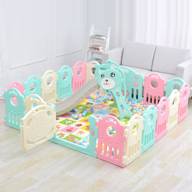 酷拉熊儿童围栏宝宝游戏防护栏栅栏婴幼儿玩具室内爬行学步栏单片|ruв категории игрушка/коляска/головоломка/блоки/модель, развлечения/оборудование для обучения/крупных объектов, манеж - от Buy2taobao.com для оказания профессиональной услуги покупки агента Taobao
