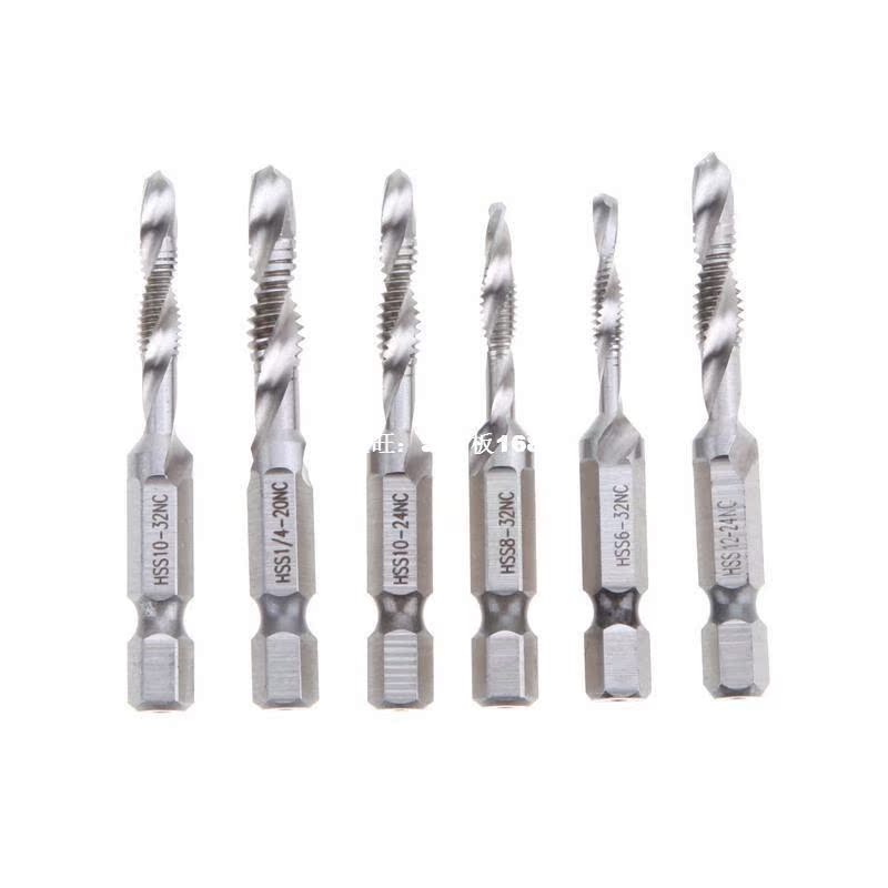1 Set 3.5mm-6.35mm 1/4 '' Hex Shank Hand Tap HSS Screw Spiralin the Electronic Dictionary/Electronic paper book/Stationery , Other cultural goods category - from Buy2taobao.com to provide professional Taobao agent buy service
