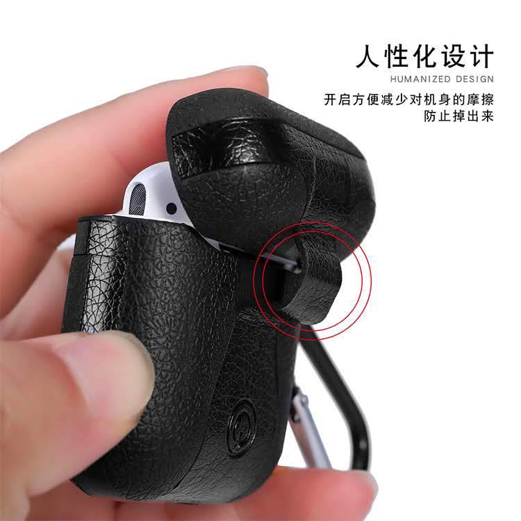 Apple AirPods headset smart cover genuine leather Slide Simplicity Headphone box genuine leather Storage bag Leather casein the 3C Digital Accessories, MP3/MP4 Fitting , Headphone Accessories category - from Buy2taobao.com to provide professional Taobao agent buy service
