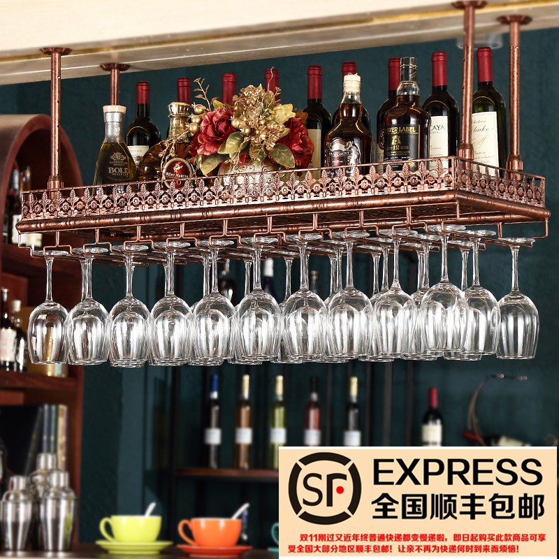 酒吧台悬挂酒杯架红酒架创意高脚杯架欧式倒挂吊杯架葡萄酒架摆件|ruв категории посуда, до дна/бокал/вино, вина стойки - от Buy2taobao.com для оказания профессиональной услуги покупки агента Taobao