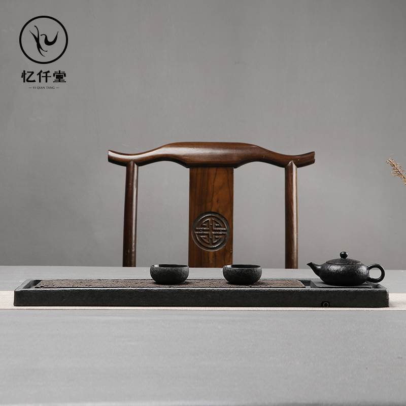 忆仟堂功夫茶具石材乌金石头茶盘排水大号简约茶台日式干泡茶托盘在类目 餐饮具, 茶具, 茶盘中 - 来自Buy2taobao.com提供专业的淘宝代购服务