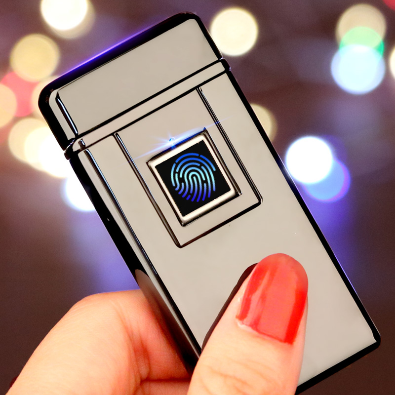 lighter originality personality fingerprint Induction Windbreak USB charge man high-grade Boyfriend Trill Same itemin the ZIPPO/Swiss Army Knife/Glasses , Brand lighters and accessories , Other , Refillable lighters category - from Buy2taobao.com to provide professional Taobao agent buy service