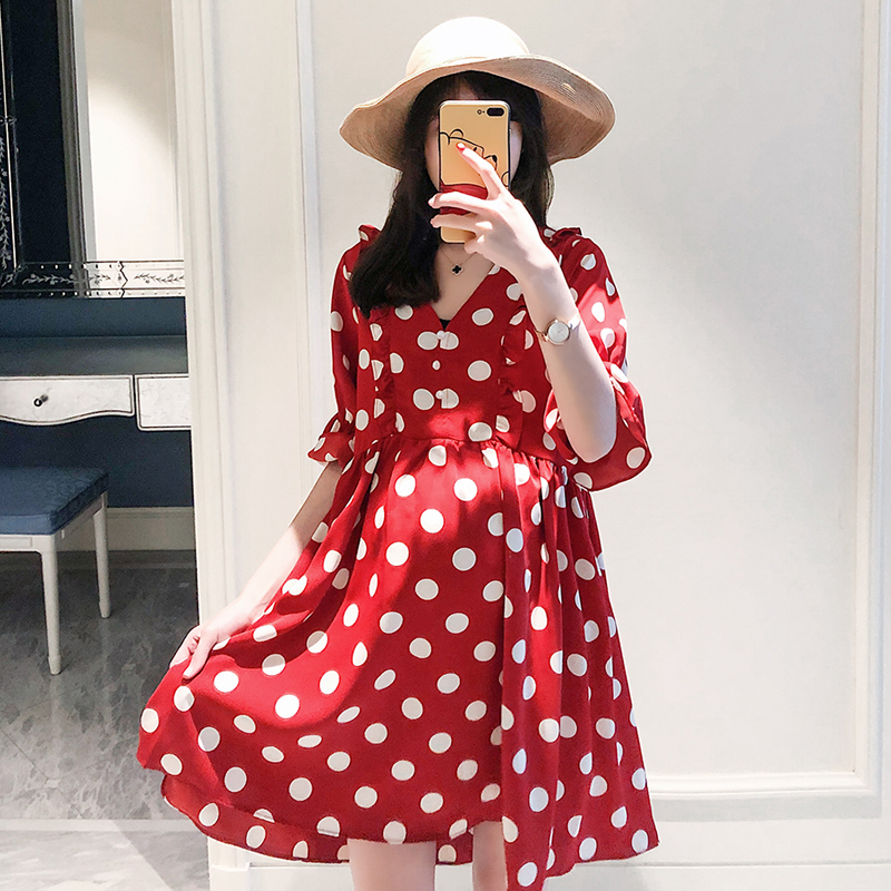 pregnant woman Wave Dress lactation Dress Summer wear Doll dress lovely Littlein the Maternity/Maternal supplies/Nutrition , Tracksuit/Nursing equipment/Autumn clothes , Buru Yi category - from Buy2taobao.com to provide professional Taobao agent buy service