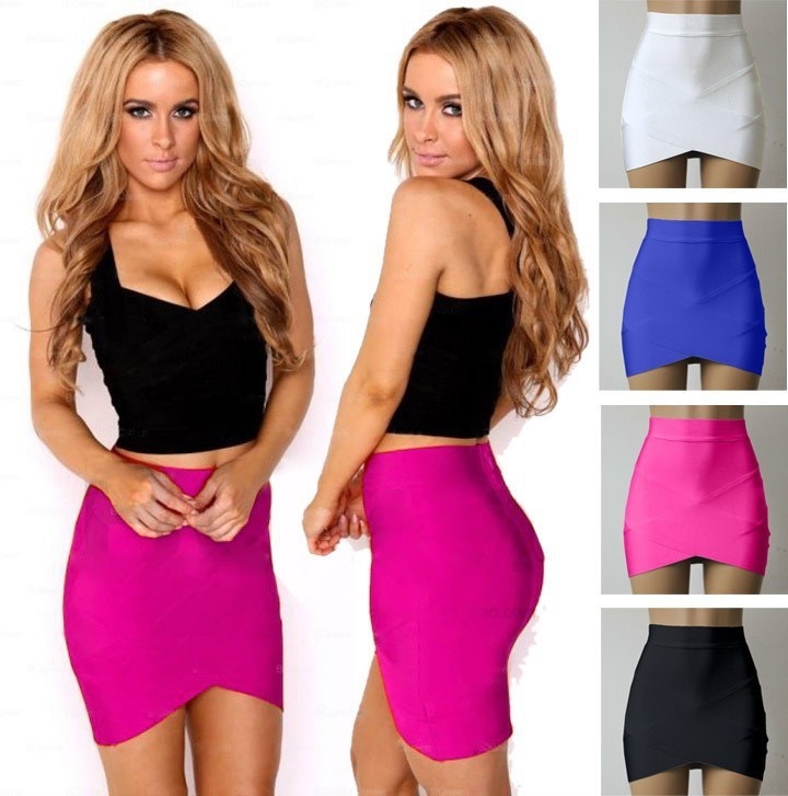 Pencil Skirt Sexy Women Stretch High Waist Pleated Skirts女|ruв категории Женская одежда, юбка - от Buy2taobao.com для оказания профессиональной услуги покупки агента Taobao