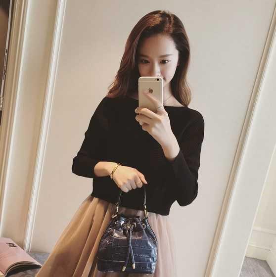 2018套頭毛衣超短款打底內搭新款加厚針織衫女修身收腰小款矮高腰在類目 女裝/女士精品, 毛針織衫中 - 來自Buy2taobao.com提供專業的淘寶代購服務