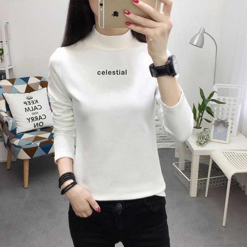 美丽乐町纯棉长袖t恤女修身高领内搭打底衫韩版百搭小衫纯棉2019|msdalam kategori Bekalan Ibu / Ibu / Pemakanan, bersalin, baju-T - dari Buy2taobao.com untuk memberikan perkhidmatan ejen Taobao profesional membeli