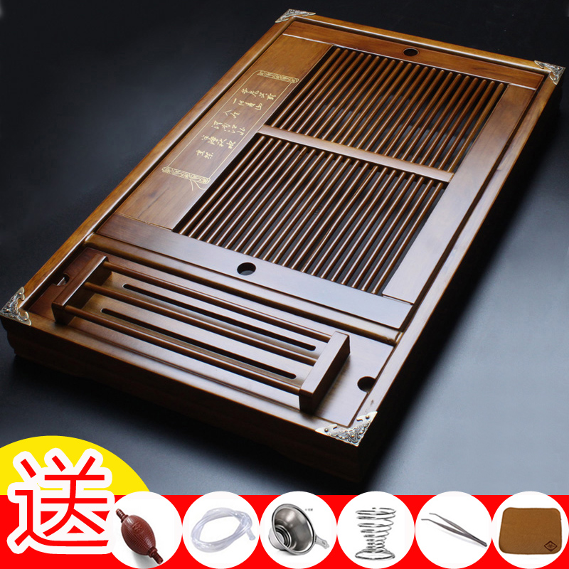 5家用功夫茶具配件储水排水实木茶盘小号竹茶海茶台大号茶托盘5|ruв категории посуда, чайный сервиз, чайный поднос - от Buy2taobao.com для оказания профессиональной услуги покупки агента Taobao