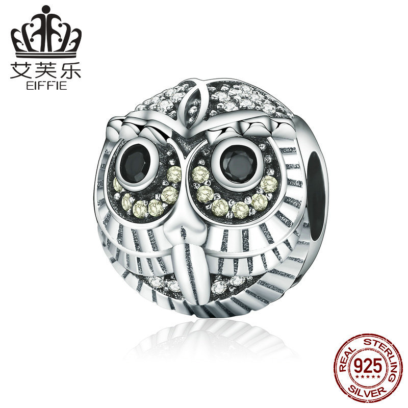 Evelle Animal Series lovely Owl S925 Sterling Silver bead Best Sellers Jewelry SCC262in the Accessories/Leather belt/Hat/Muffler , Other Accessories category - from Buy2taobao.com to provide professional Taobao agent buy service