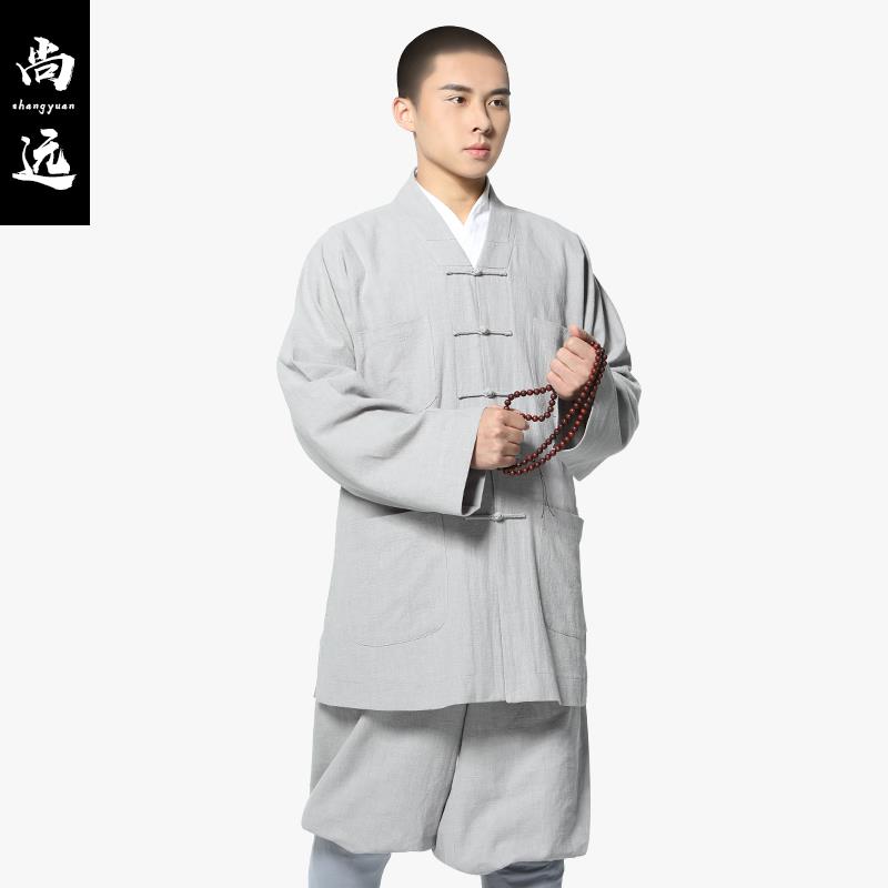 尚远四季佛教僧服短褂两件套装僧装僧衣庄严小褂短衫和尚服苎麻在类目 男装, 民族服装中 - 来自Buy2taobao.com提供专业的淘宝代购服务