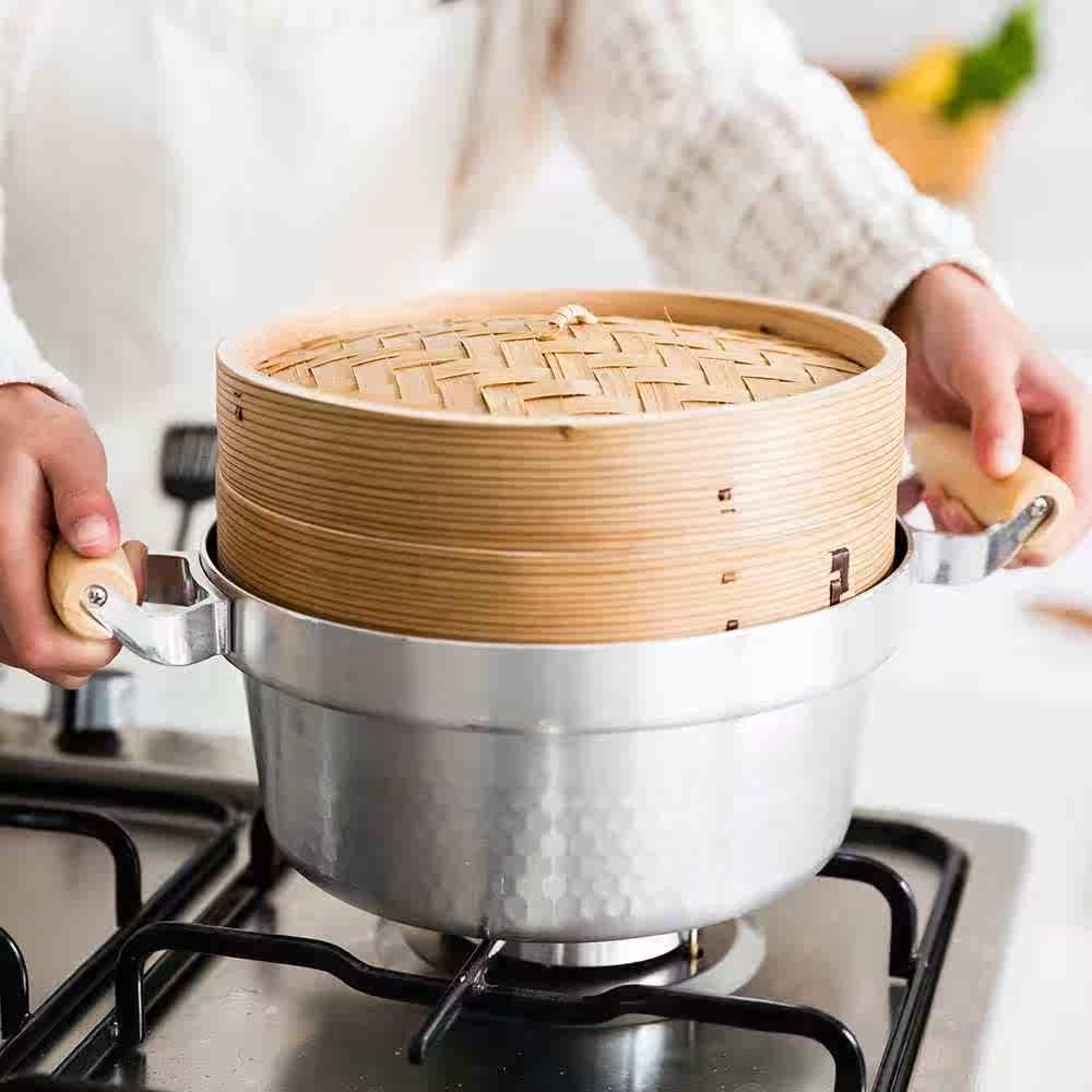 摩登主妇日式锤纹铝合金炖锅煲汤锅明火耐高温家用蒸笼蒸锅在类目 厨房/烹饪用具, 烹饪用具, 锅具/煲/烧水壶, 蒸锅中 - 来自Buy2taobao.com提供专业的淘宝代购服务