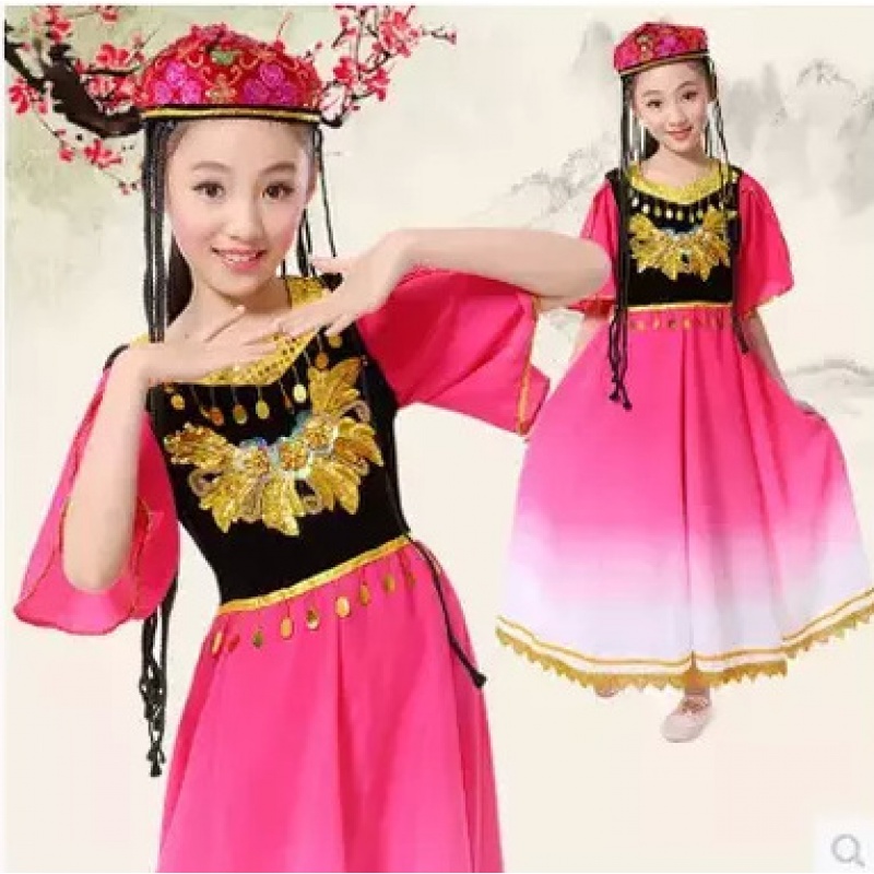 61 children Kirgiz Tatar Dance Clothes & Accessories Ethnic minority the Uygurs stage costumein the Arts and crafts , Minority handicrafts , Kirgiz category - from Buy2taobao.com to provide professional Taobao agent buy service