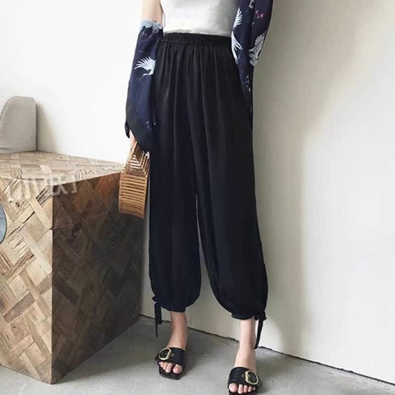 學生哈倫褲秋款夏款夏裝束腳褲收腿女士燈籠褲女2018春裝新款寬松在類目 女裝/女士精品, 褲子, 休閒褲中 - 來自Buy2taobao.com提供專業的淘寶代購服務