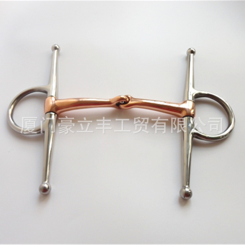 Manufactor Harness Stainless steel Maxianshan Li & Fung Snaffle H0978 Bronze mouthpiecein the Pet/Pet food and supplies , Equine and supplies , Horses mouth/Snaffle category - from Buy2taobao.com to provide professional Taobao agent buy service