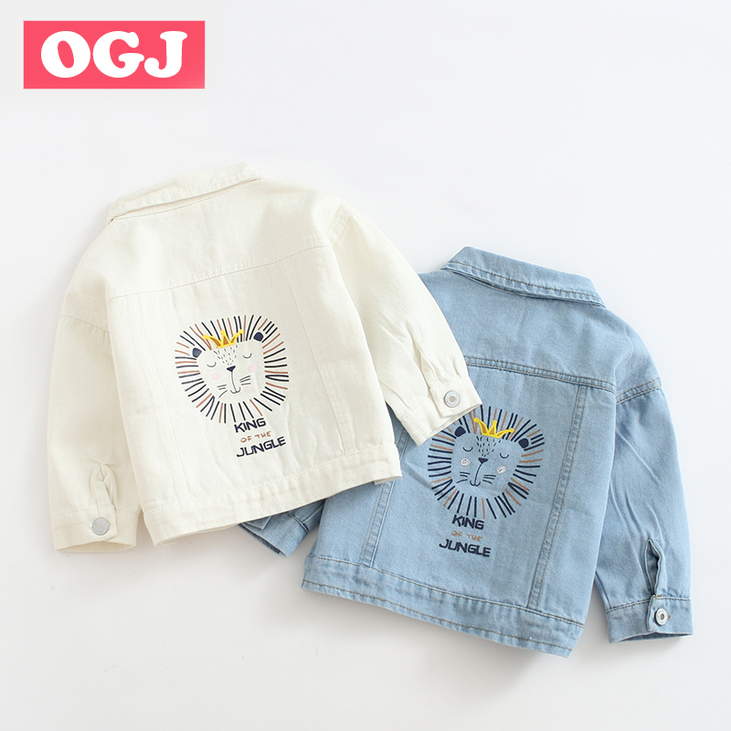 OGJ 女童牛仔外套2019新款春秋小女孩洋气儿童公主女宝宝时髦韩版在类目 童装/婴儿装/亲子装, 外套/夹克/大衣, 普通外套中 - 来自Buy2taobao.com提供专业的淘宝代购服务