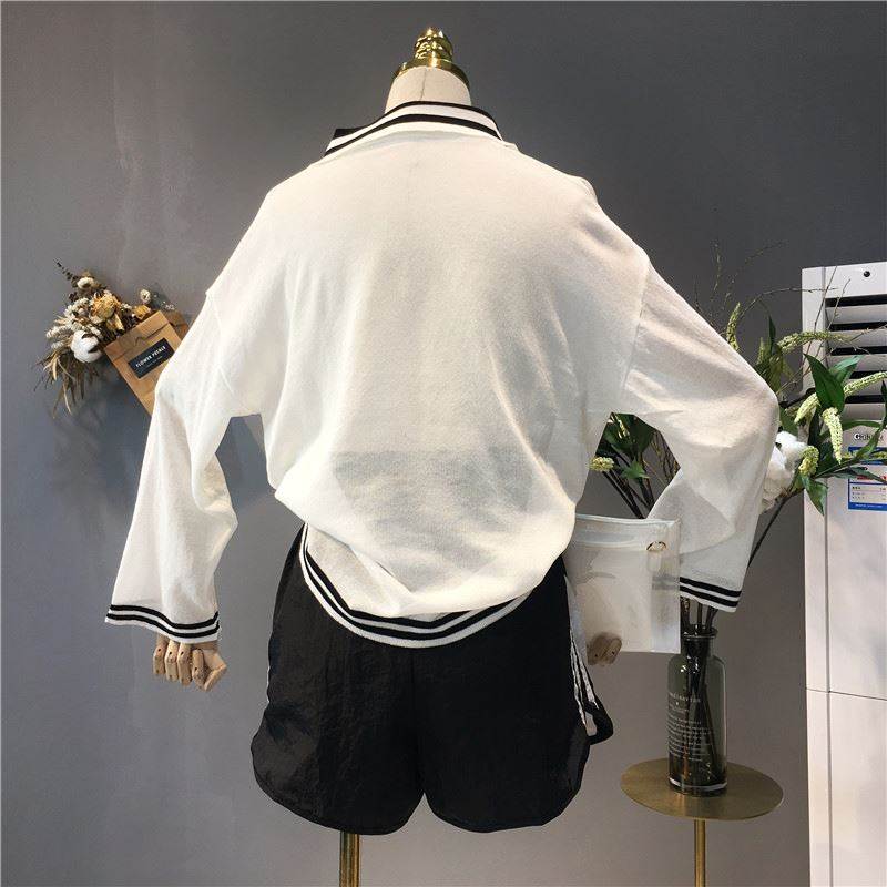 洋气短裤套装女夏2018上衣显瘦新款配短裤宽松时尚休闲两件套|ruв категории Женская одежда, костюм/студенты школьную форму/обмундирования, досуг, спортивный костюм - от Buy2taobao.com для оказания профессиональной услуги покупки агента Taobao