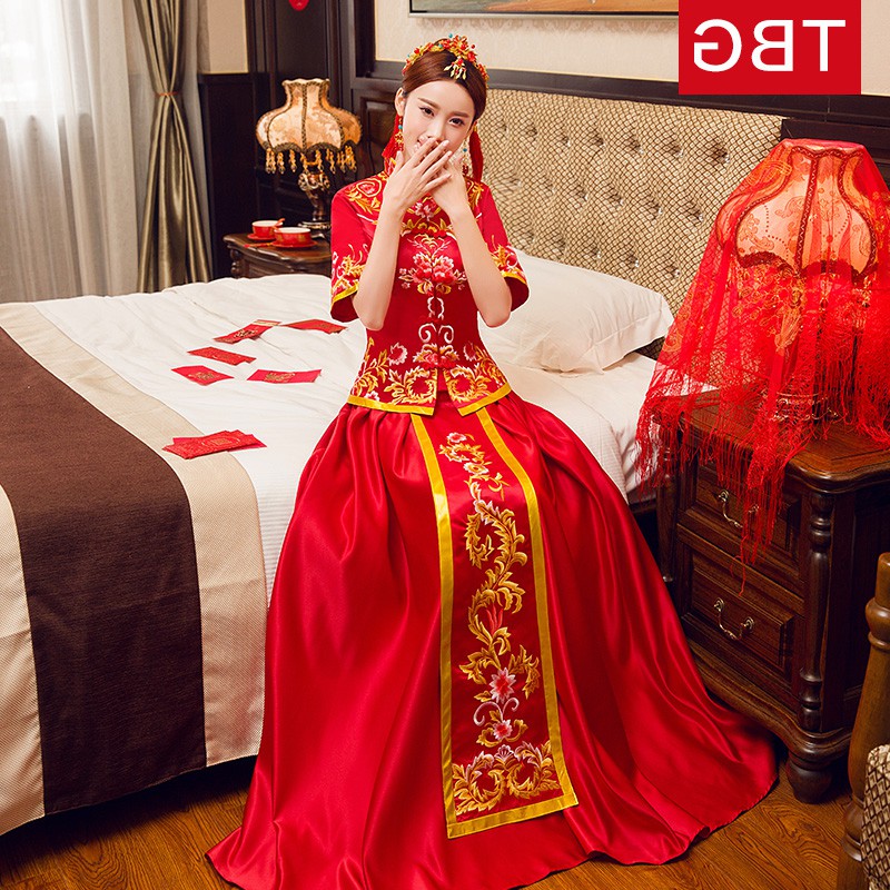 International brands Ono Tonlion Xiu clothing bride 2019 new pattern marry Toast clothing Wedding dress Chinese style full dress phoenix coronetin the Maternity/Maternal supplies/Nutrition , Maternity , Dress category - from Buy2taobao.com to provide professional Taobao agent buy service