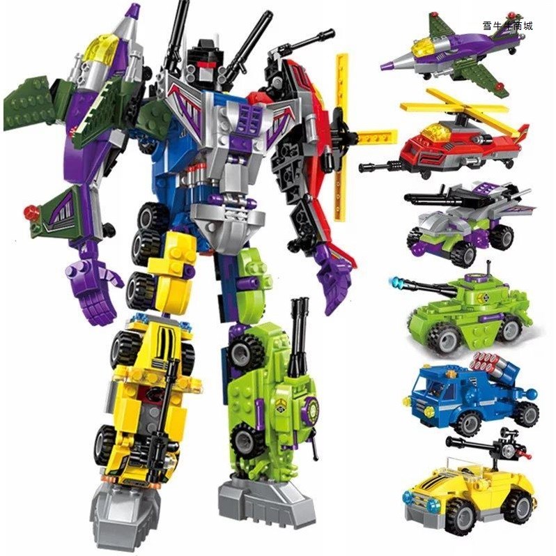 Lego Building blocks compatible Boy deformation robot Puzzle Assemble children Toys 6-12 Year-old giftin the Play mode/Anime/Periphery/cos/Board games , Up/Mech model/Robot/Deformation class , Transformers Model Area category - from Buy2taobao.com to provide professional Taobao agent buy service