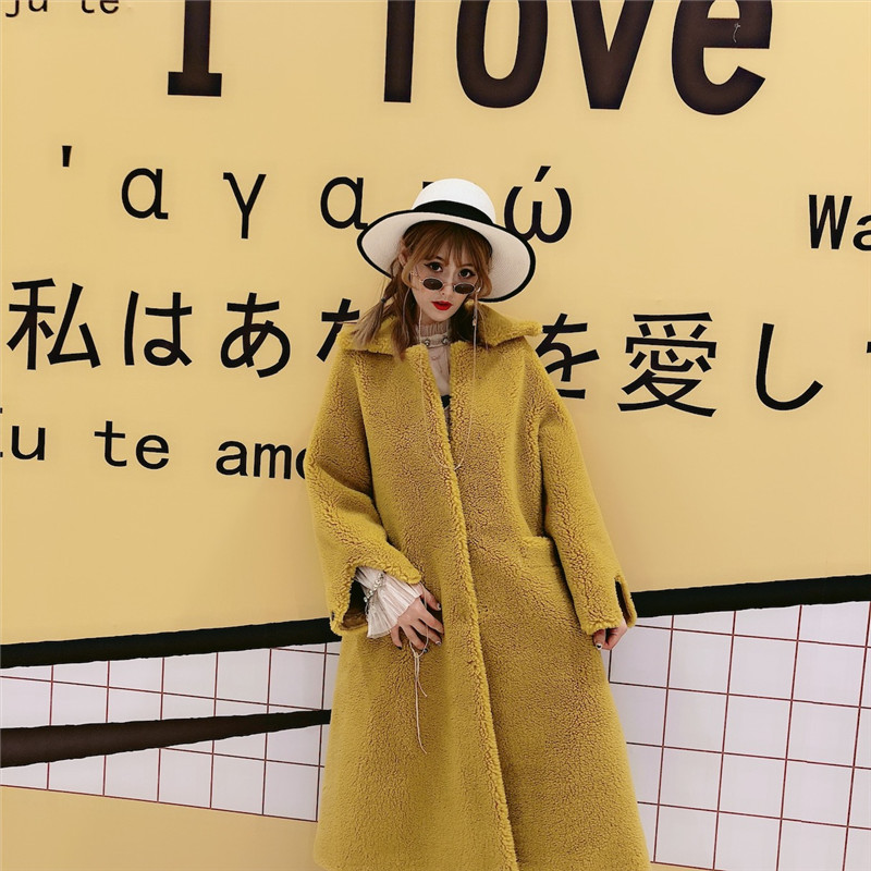 LY反季羊剪绒大衣女颗粒羊绒羊毛复合皮毛一体皮草外套LY1069在类目 女装/女士精品, 皮草中 - 来自Buy2taobao.com提供专业的淘宝代购服务