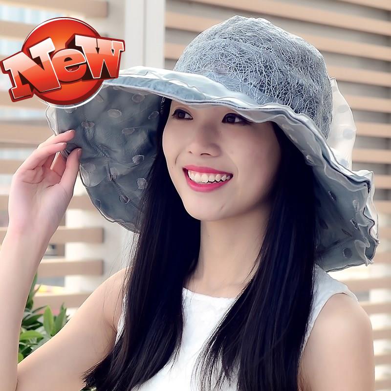 帽子女士夏天韩版大沿遮a阳帽女士防晒可折叠太阳帽沙滩帽在类目 服饰配件/皮带/帽子/围巾, 帽子中 - 来自Buy2taobao.com提供专业的淘宝代购服务