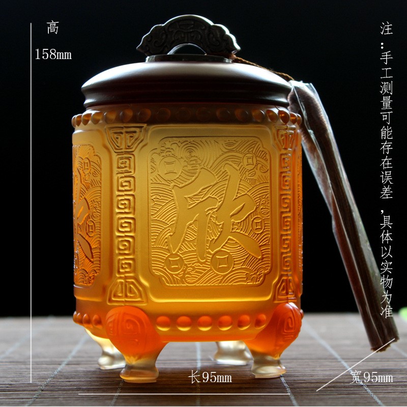 Ancient Tea pot business affairs gift End of the year Meeting customized Keepsake Thriving Colored glaze Tea pot Decorationin the Tableware , Tea set , Tea caddy category - from Buy2taobao.com to provide professional Taobao agent buy service