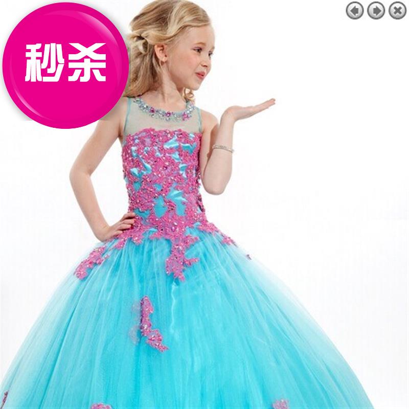 2019新款长款儿童婚纱裙演出礼服主持人晚礼m服女童大童钢琴表演|ruв категории Детская одежда, дети платье - от Buy2taobao.com для оказания профессиональной услуги покупки агента Taobao