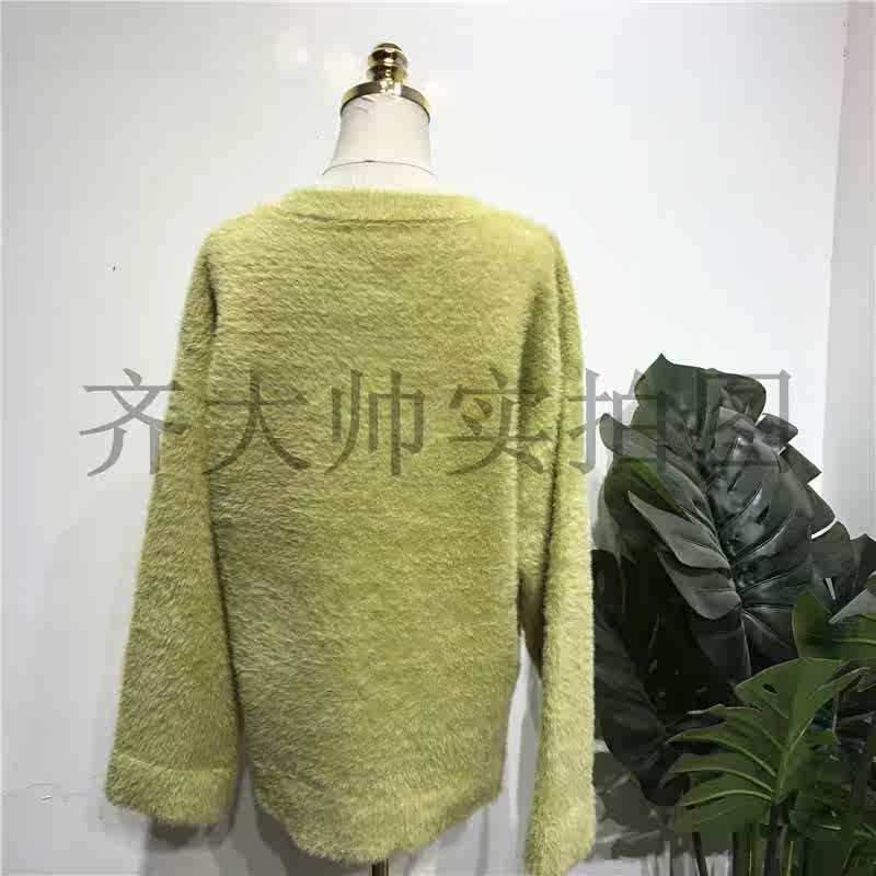 MONA 毛衣女宽松秋冬韩版纯色慵懒风长袖套头v领针织上衣|ruв категории Женская одежда, свитер - от Buy2taobao.com для оказания профессиональной услуги покупки агента Taobao