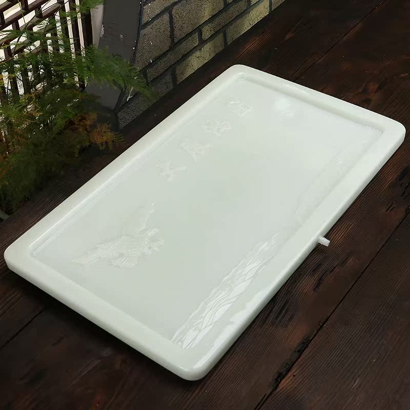 jade tea tray Kungfu Online ceramics tea set a complete set suit combination household a living room Simplicity rectangle Trayin the Tableware , Tea set , Tea package category - from Buy2taobao.com to provide professional Taobao agent buy service