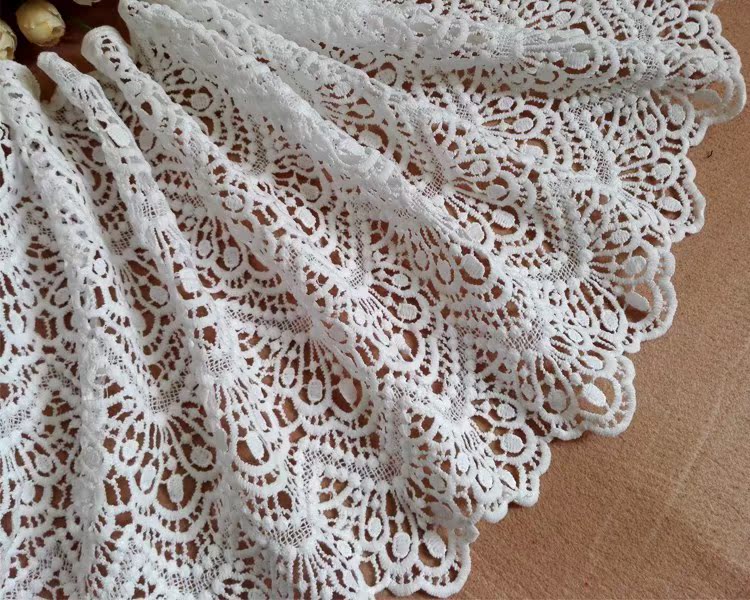 28厘米寬黑白色水溶蕾絲花邊輔料DIY服裝衣服裙下擺配件布藝裝飾在類目 居家布藝, 縫紉DIY材料、工具及成品, 縫紉DIY配件/輔料/配飾, 花邊中 - 來自Buy2taobao.com提供專業的淘寶代購服務