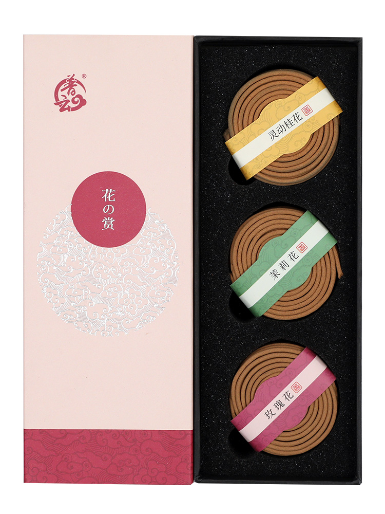 普云 花の赏花香盘香 桂花茉莉花玫瑰花家用室内天然熏香日本香薫在类目 洗护清洁剂/卫生巾/纸/香薰, 香熏用品, 香熏香料中 - 来自Buy2taobao.com提供专业的淘宝代购服务