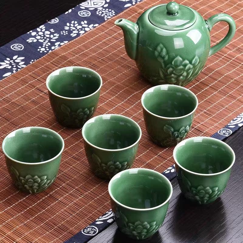 青瓷功夫喝茶具套裝家用辦公日式簡約陶瓷泡茶壺茶杯茶道配件在類目 餐飲具, 茶具, 功夫茶具中 - 來自Buy2taobao.com提供專業的淘寶代購服務