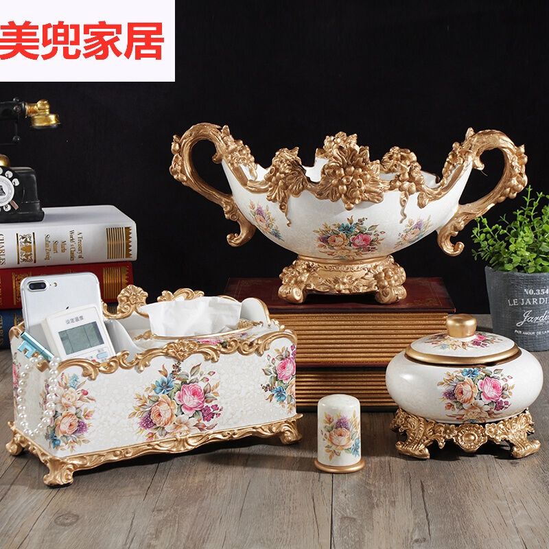 Home Furnishing Supplies New products tea table Decoration Three-piece Suite European style Fruit plate suit a living room Decoration Home Furnishing decorate technologyin the Women's clothing/Boutique , Set/Student uniforms/Work uniforms , Other suits category - from Buy2taobao.com to provide professional Taobao agent buy service