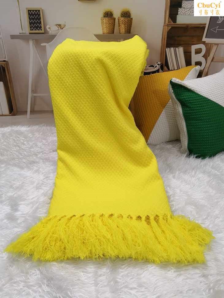American style blue tassels End of the bed Towel Red wine Dark green yellow Open Houses sofa decorate Blanketin the Bedclothes , Leisure blanket/Woolen blanket/Carpet  category - from Buy2taobao.com to provide professional Taobao agent buy service