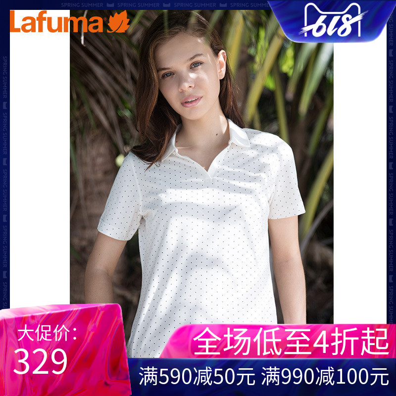 LAFUMA乐飞叶户外旅行弹力快干小V翻领波点短袖T恤女LFTS9BS66|ruв категории открытый/альпинизм/в поход/Поездки товаров, открытый одежды, скорость сухой белье, скорость сухого футболку - от Buy2taobao.com для оказания профессиональной услуги покупки агента Taobao