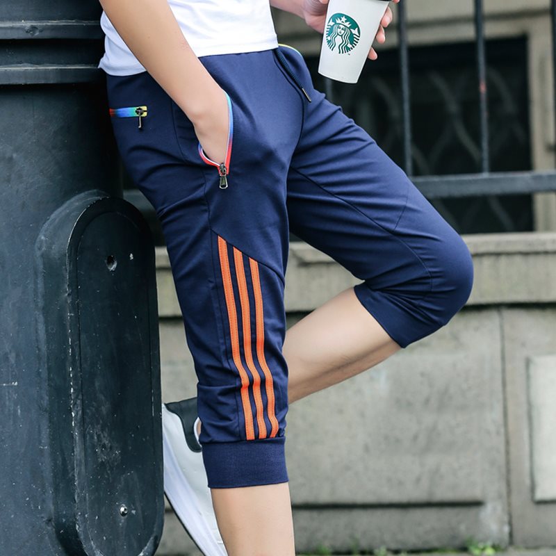 summer Cropped Trousers motion Korean Edition leisure time Feet shorts man Self cultivation Joker 7 trousers Thin sectionin the Men's clothing, Casual pants category - from Buy2taobao.com to provide professional Taobao agent buy service