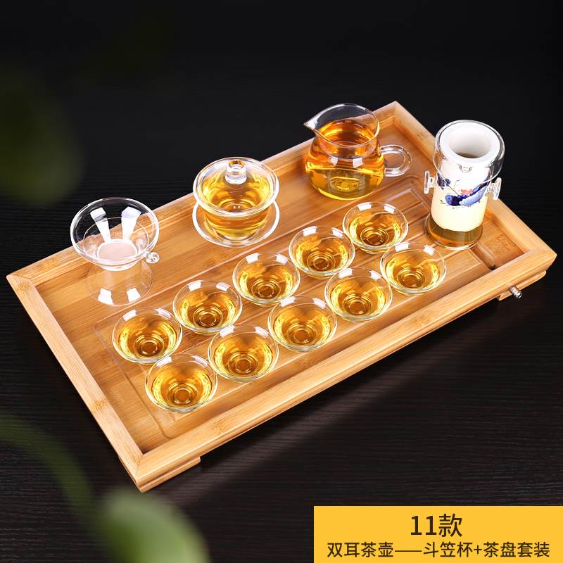 Kang Yun transparent Glass combination household Kung Fu Cup suit tea set suit Heat thickening a complete set modern Simplicityin the Tableware , Tea set , Tea package category - from Buy2taobao.com to provide professional Taobao agent buy service