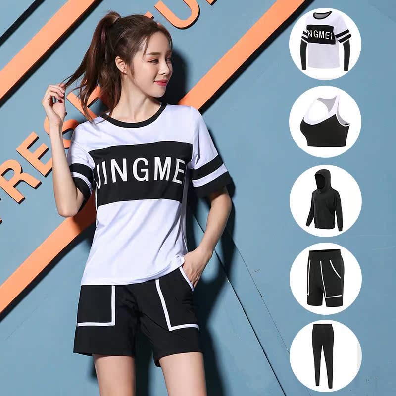 春夏大码瑜伽服套装女2019新款跑步健身房运动套装女网红晨跑速干|ruв категории движение/йога/фитнес/фанаты товаров, йога, йога одежды, йога - от Buy2taobao.com для оказания профессиональной услуги покупки агента Taobao