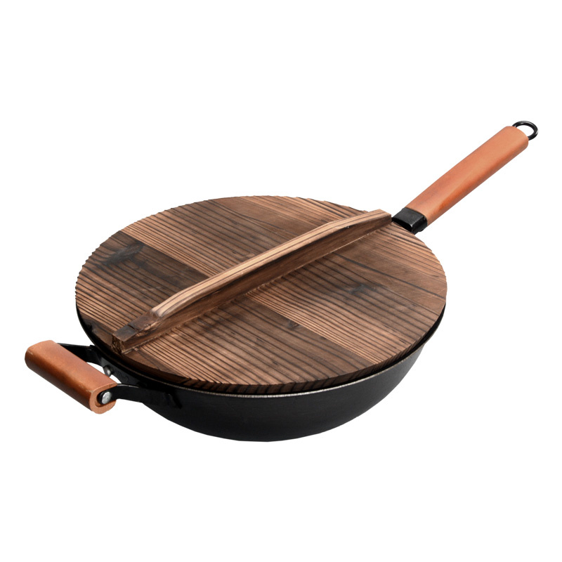 China Health wok household old-fashioned Frying pan Tengzhou Iron pot tradition Casting coating Cast iron pot manualin the Kitchen/Cooking utensils , Cooking utensils , Cookware/Pot/Kettle , Wok category - from Buy2taobao.com to provide professional Taobao agent buy service