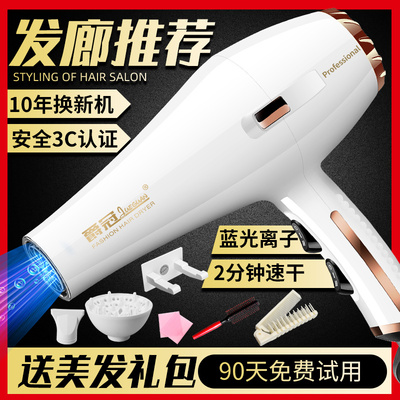 发廊吹风机家用理发店不伤发大功率发型师专用电吹风筒负离子护发